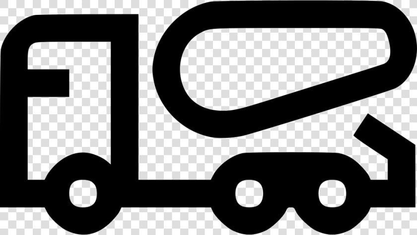 Mixer Truck Cement Concrete Dump Tiper   Logo Truk Hitam Putih  HD Png DownloadTransparent PNG