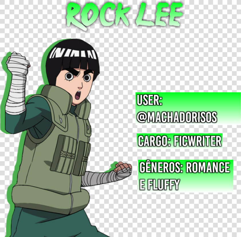 Transparent Rock Lee Png   Rock Lee And Sakura  Png DownloadTransparent PNG