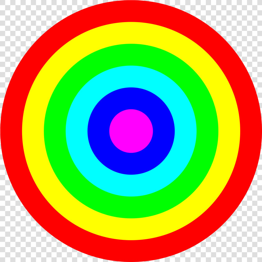 Rainbow Circle Target 6 Color Png Images   Circulo De Arco Iris Png  Transparent PngTransparent PNG