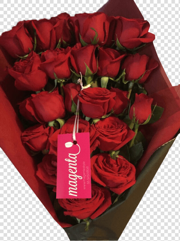 Bouquet De Rosas Rojas   Garden Roses  HD Png DownloadTransparent PNG