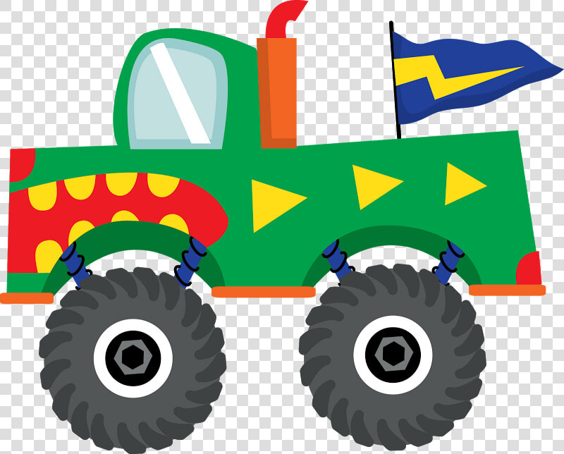 Carros Monstros Desenhos   Monster Truck 2nd Birthday Party  HD Png DownloadTransparent PNG