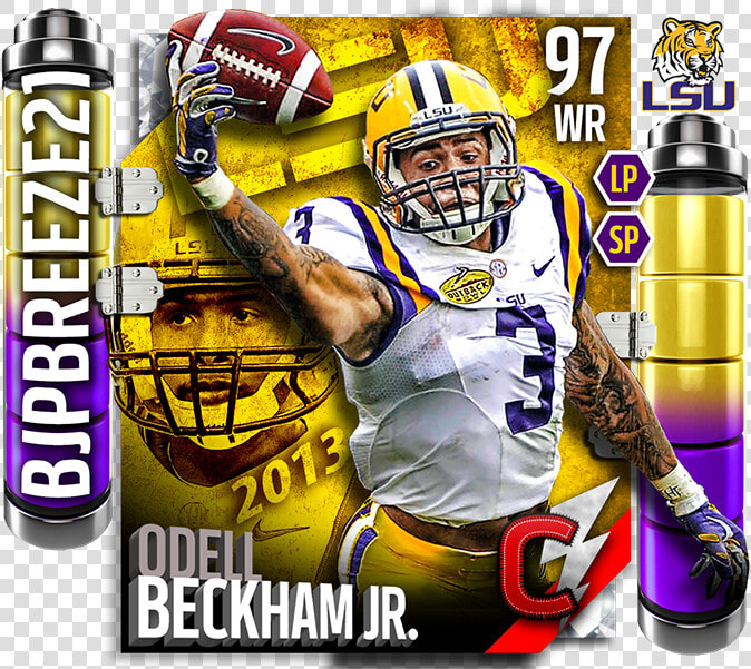 Get This Custom Odell Beckham Jr   Lsu Tigers  HD Png DownloadTransparent PNG