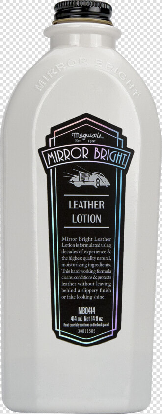 Mb0414 Mirror Bright Leather Lotion  14 Oz   Meguiars Mirror Bright Polishing Wax  HD Png DownloadTransparent PNG