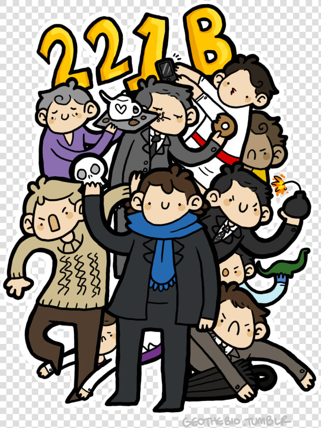 Look I Finally Did Another Sherlock Design  redbubble    Geothebio Sherlock  HD Png DownloadTransparent PNG