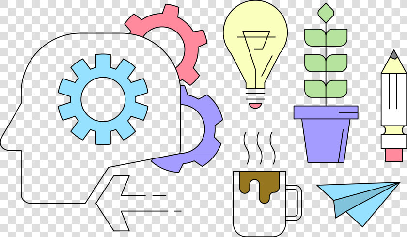 Lightbulb Clipart Inspiration   Design Thin Icons Svg  HD Png DownloadTransparent PNG