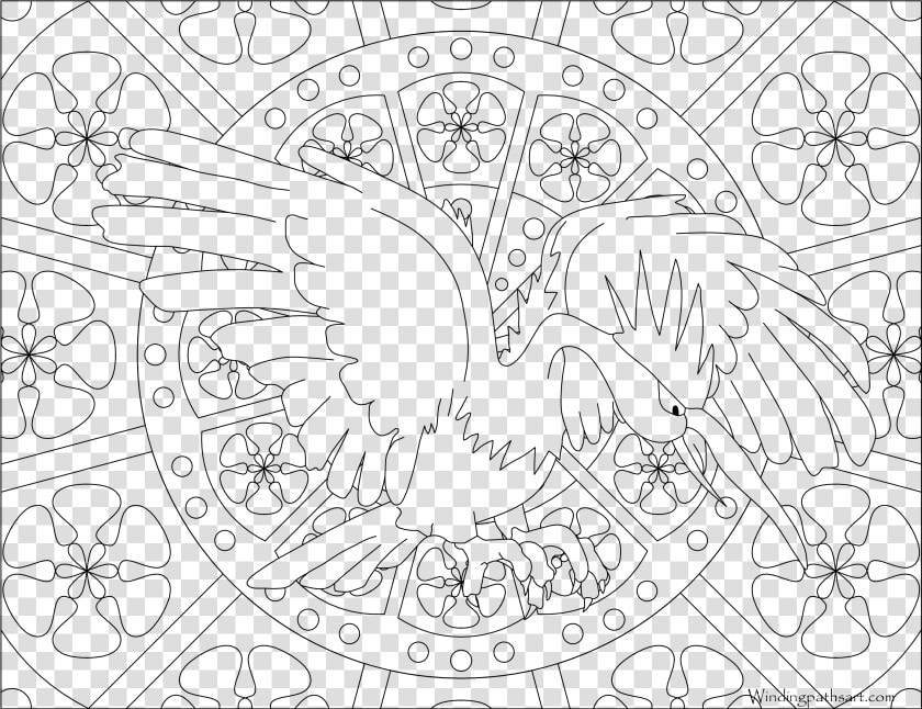 Pokemon Coloring Pages Clefairy Mandala  HD Png DownloadTransparent PNG