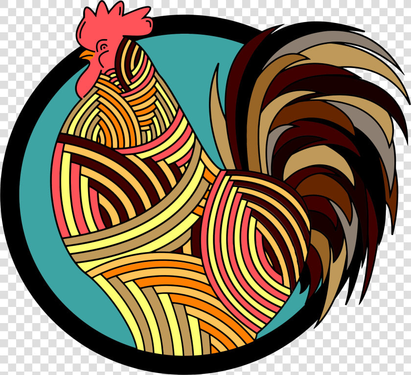 Abstract  Animal  Art  Barnyard  Chicken  Farm   Chickens Eating Ticks  HD Png DownloadTransparent PNG