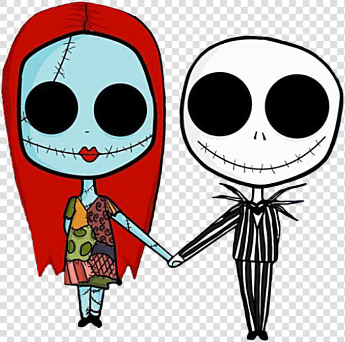 Nightmare Before Christmas Jack And Sally Png Clipart   Nightmare Before Christmas Couple  Transparent PngTransparent PNG