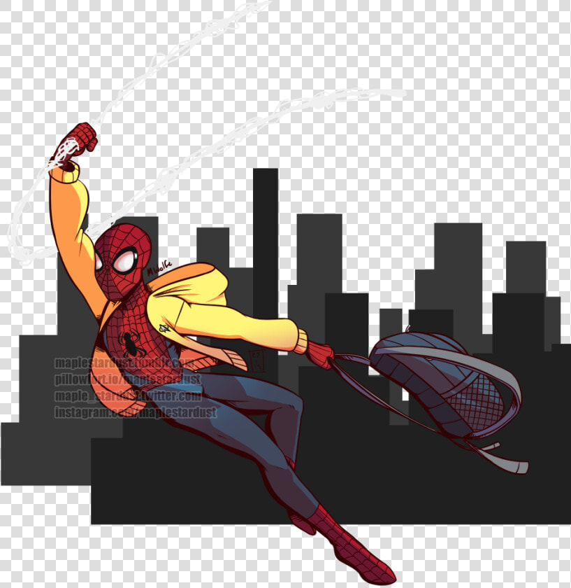 Spiderman Swinging Png  Transparent PngTransparent PNG