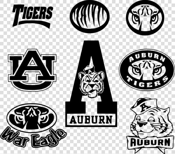 Auburn Tigers Cutting Files Silhouette Svg  Dxf And   Auburn Tiger Logo Svg  HD Png DownloadTransparent PNG