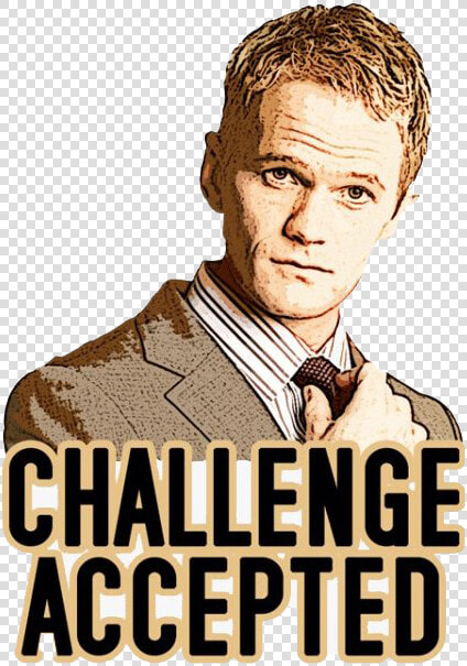 Challenge Accepted Png Hd   Challenge Accepted Barney Png  Transparent PngTransparent PNG