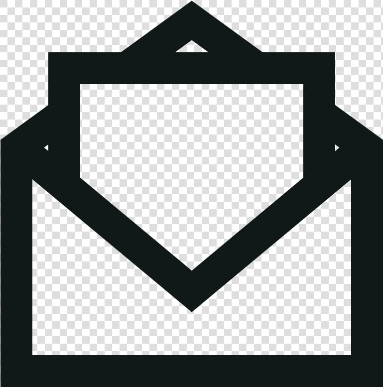 Toicon Icon Lines And Angles Open   Mail Vector Png  Transparent PngTransparent PNG