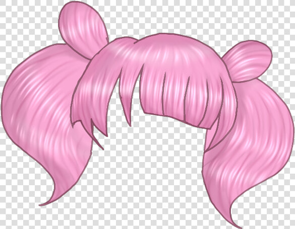  gacha  hair  pigtails  twintails  twinbuns  gachalife   Illustration  HD Png DownloadTransparent PNG