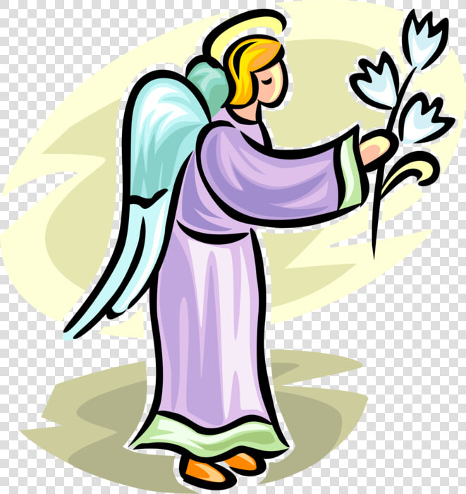 Vector Illustration Of Angelic Spiritual Winged Angel  HD Png DownloadTransparent PNG