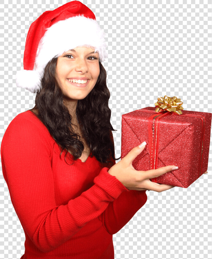 Beautiful Woman Wearing Santa Claus Clothes With Christmas   Christmas Woman Png  Transparent PngTransparent PNG