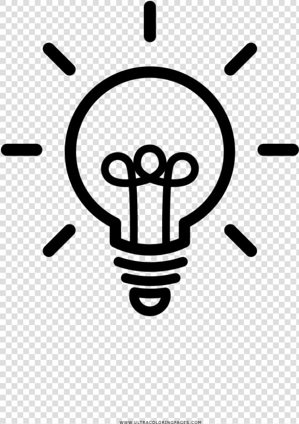 Transparent Lightbulb Icon Png   Symbol Light Bulb Rays  Png DownloadTransparent PNG