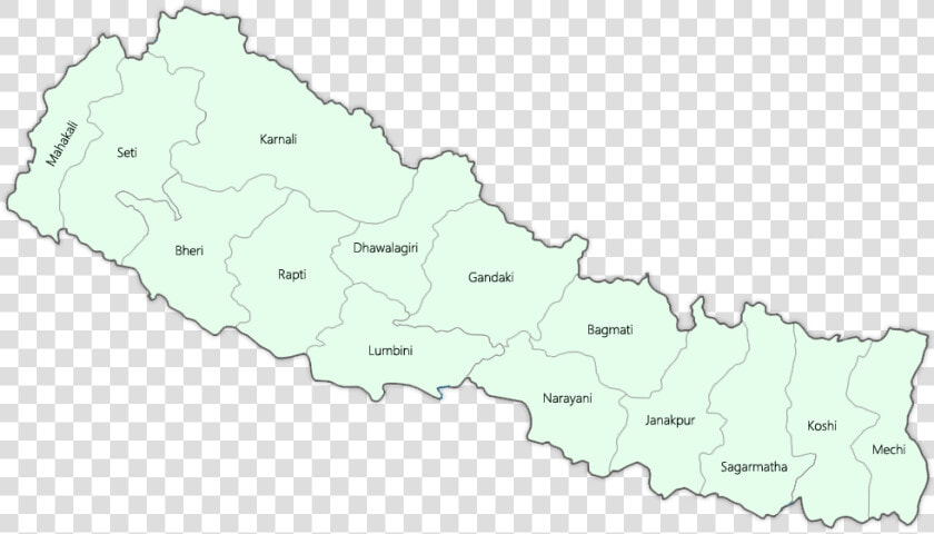 Map Of Nepal   Kathmandu Pokhara Chitwan Lumbini  HD Png DownloadTransparent PNG