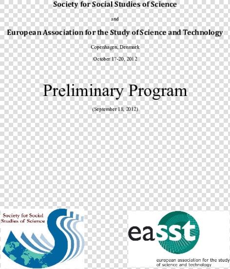 Society For Social Studies Of Science  HD Png DownloadTransparent PNG