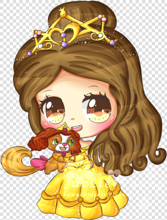 Transparent Princess Belle Png   Imagenes De Las Princesas Kawaii  Png DownloadTransparent PNG