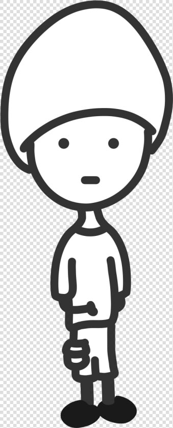 Quiet Boy Black White Line Art Drawing Scalable Vector   Line Pictures Of A Boy  HD Png DownloadTransparent PNG