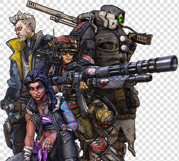 Transparent Borderlands Png   Borderlands 3 Vault Hunters  Png DownloadTransparent PNG