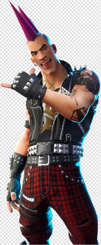 Fortnite Battle Royale Character Png   Fortnite Punk Skin  Transparent PngTransparent PNG