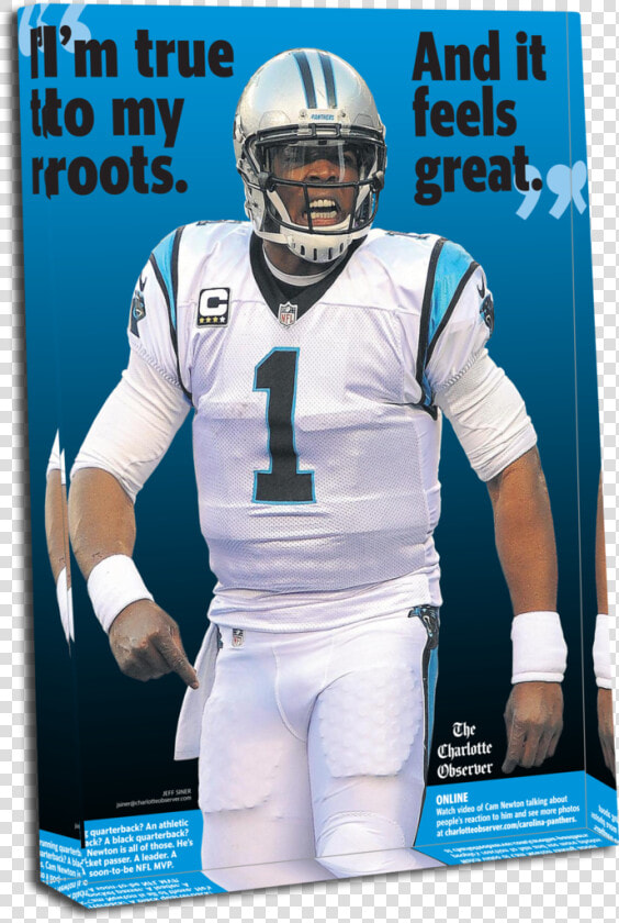 Cam Newton 2016 Nfc Championship Crystal   Football Helmet  HD Png DownloadTransparent PNG