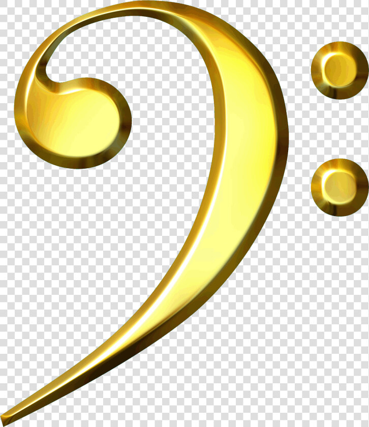 Download Gold Bass Clef Clipart Clef Stock Photography   Golden Bass Clef  HD Png DownloadTransparent PNG