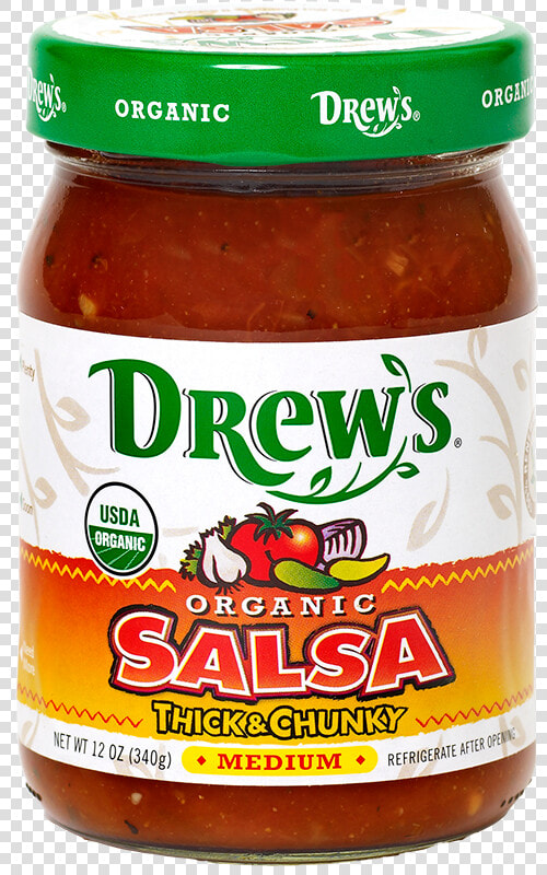 Drew S Organic Medium Salsa   Drews Organic Salsa  HD Png DownloadTransparent PNG