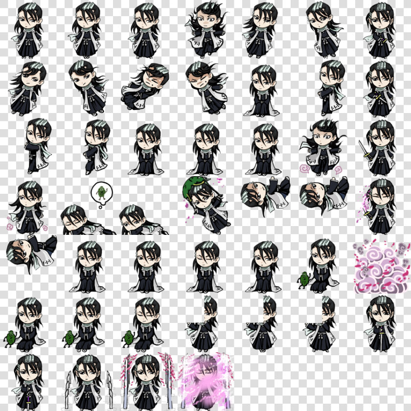 Byakuya Kuchiki Sprite  HD Png DownloadTransparent PNG