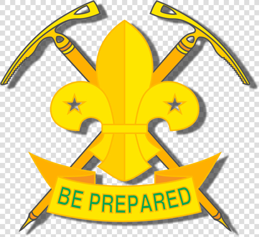 Mountaineer Scout Logo Gold 100 With Shadow   Logo Scout Adventure  HD Png DownloadTransparent PNG