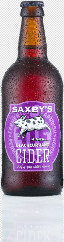 Saxbys Cider Blackcurrant Bottle   Glass Bottle  HD Png DownloadTransparent PNG