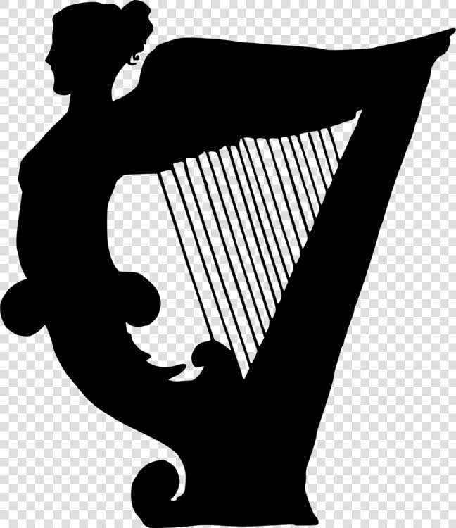 Celtic Harp String Instruments Musical Instruments   Silhouette Images Of Music Instruments  HD Png DownloadTransparent PNG