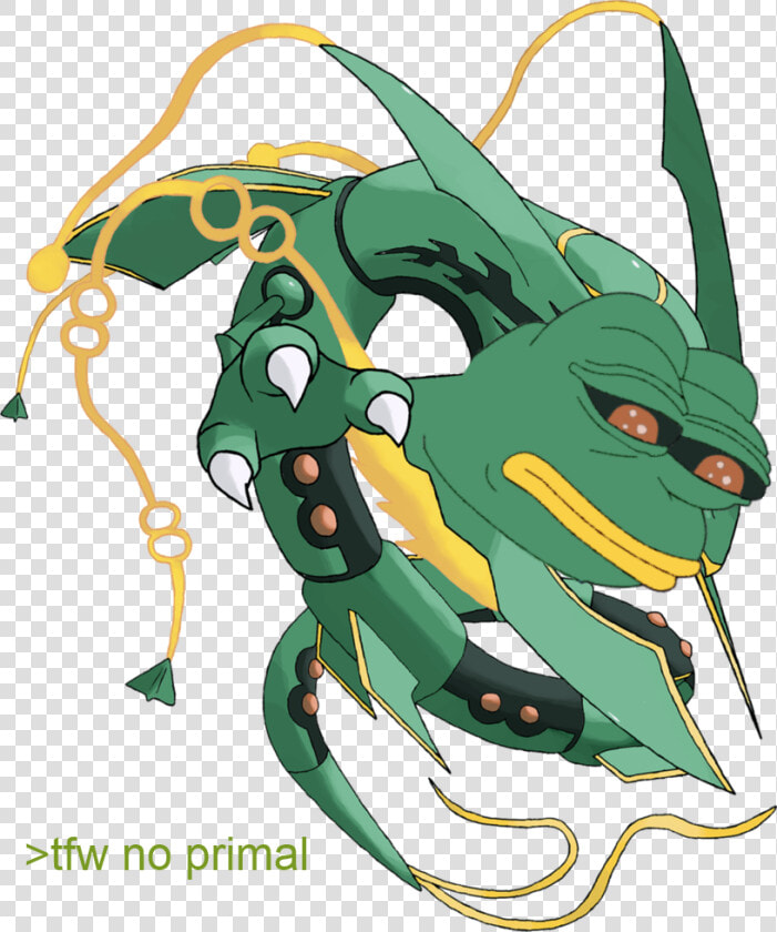 Transparent Smug Pepe Png   Rayquaza Pokemon Mega Evolution  Png DownloadTransparent PNG