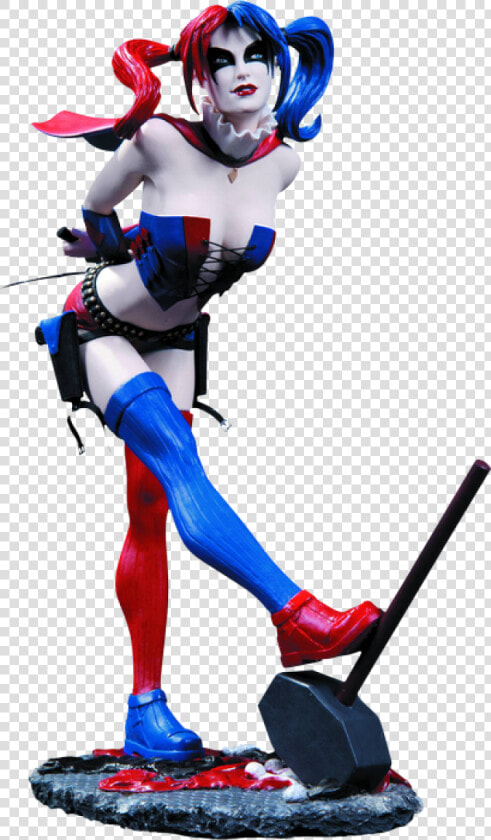 Harley Quinn Dc Cover Girls Statue   Harley Quinn Covergirls Statue  HD Png DownloadTransparent PNG