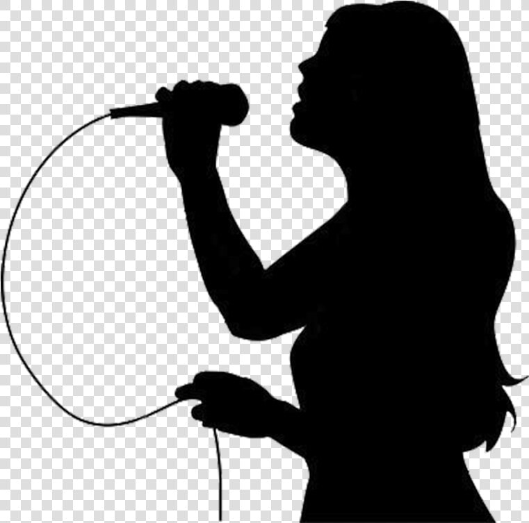 Transparent Singing Clip Art   Singing Silhouette  HD Png DownloadTransparent PNG