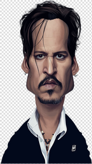 Celebrity Caricatures Johnny Depp  HD Png DownloadTransparent PNG