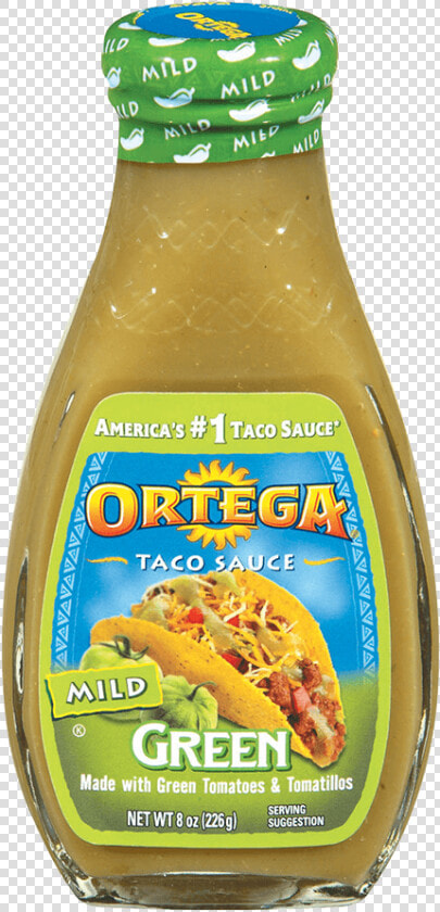 Ortega Taco Sauce Mild Green  HD Png DownloadTransparent PNG