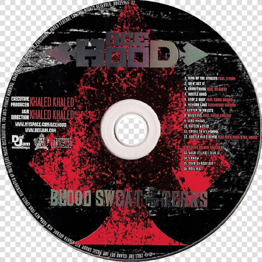 Ace Hood Blood Sweat And Tears Cd  HD Png DownloadTransparent PNG