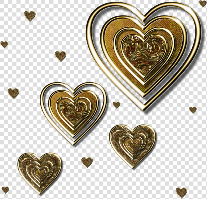 Pin Elsie Perreault On Hearts Pinterest Golden Heart  HD Png DownloadTransparent PNG