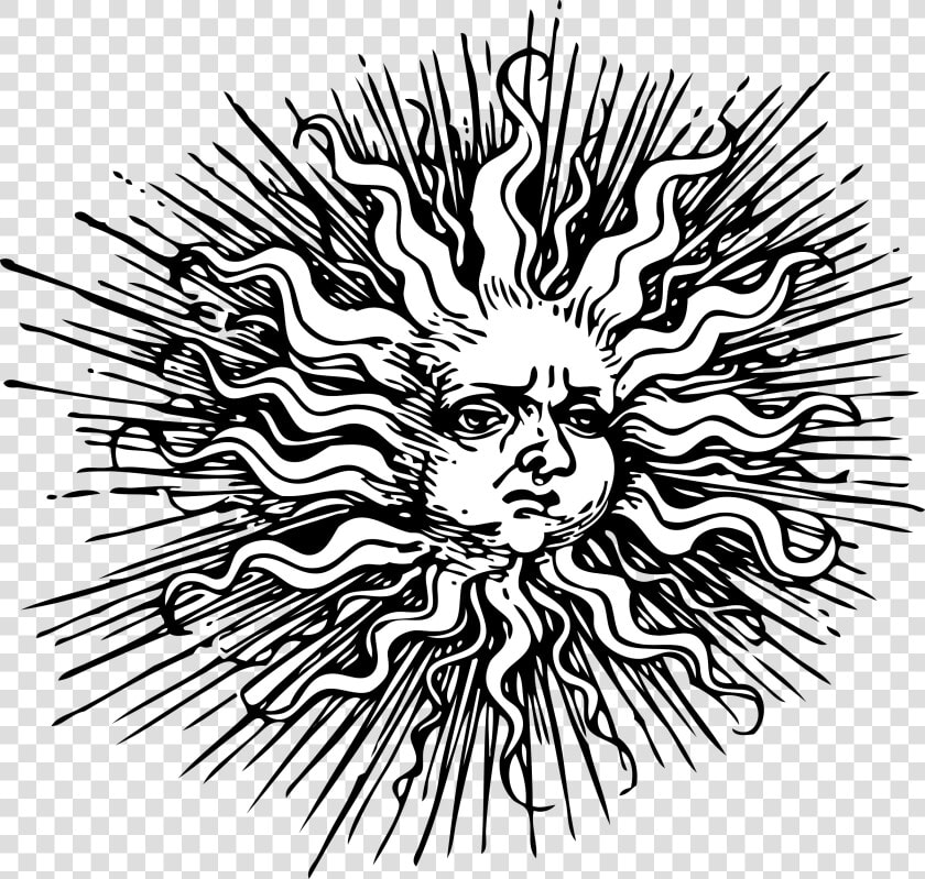 Ornate Sun Clip Arts   Medieval Sun Png  Transparent PngTransparent PNG