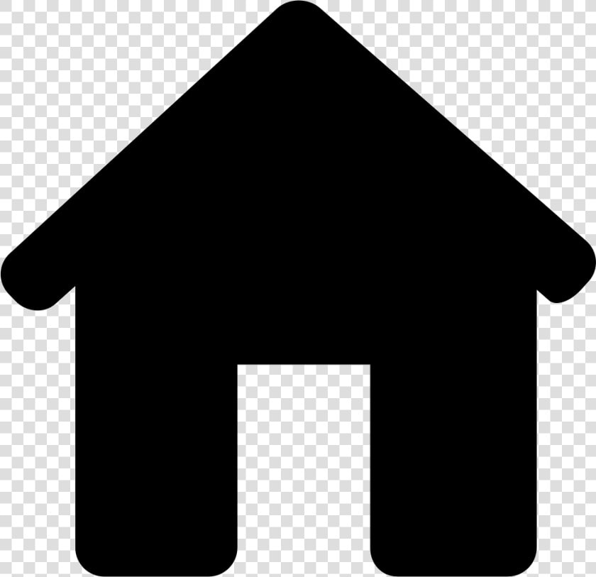 House Black Silhouette Without Door   House Icon Black Png  Transparent PngTransparent PNG