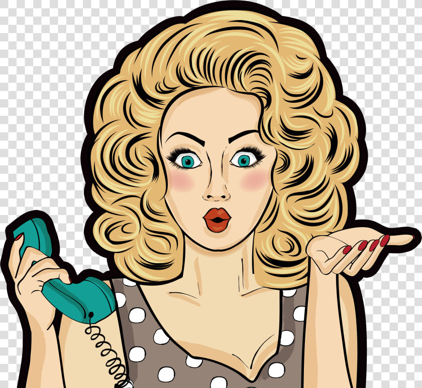 Clip Art Female Illustration Cartoon Painted   Female Pop Art Png  Transparent PngTransparent PNG