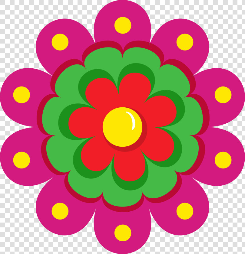 Mexican Fiesta Library Download Huge Freebie Download   Mexican Flower Clip Art  HD Png DownloadTransparent PNG