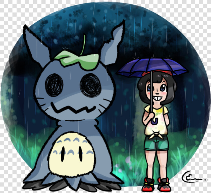 My Neighbor Mimikyu   Mimikyu Totoro  HD Png DownloadTransparent PNG