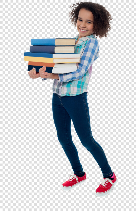 Student Png   Kid Carrying Books  Transparent PngTransparent PNG