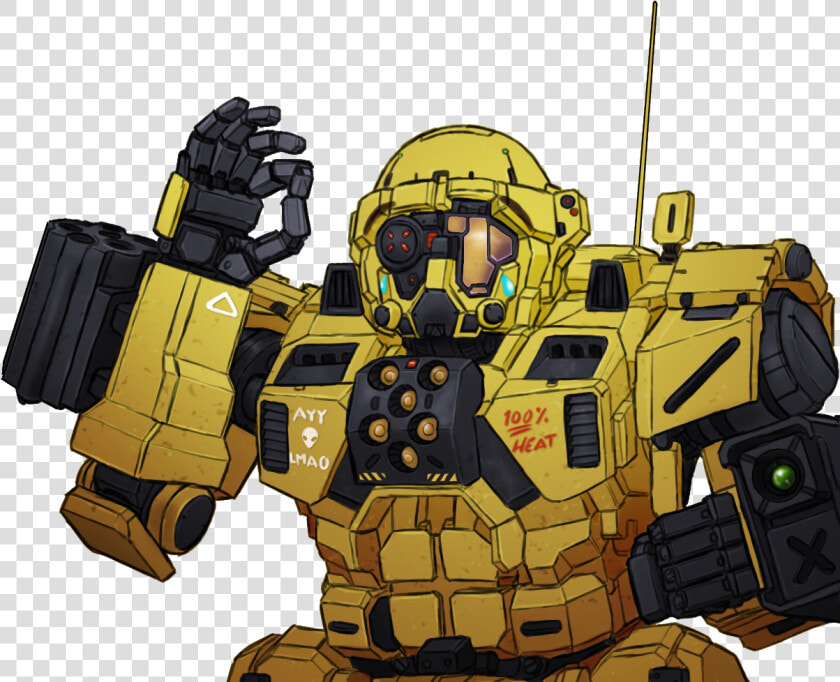 A Ayy 100  Heat Lmao X Mechwarrior Online Mecha Fictional   Mwo Vapor Eagle Ppc  HD Png DownloadTransparent PNG