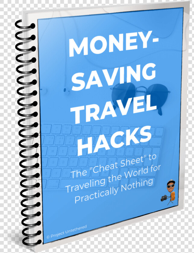 Money saving Travel Hacks Ebook Cover   Majorelle Blue  HD Png DownloadTransparent PNG