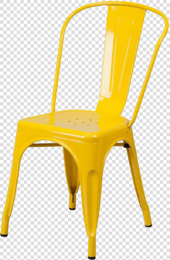 Metal Yellow Chair   Yellow Chair  HD Png DownloadTransparent PNG