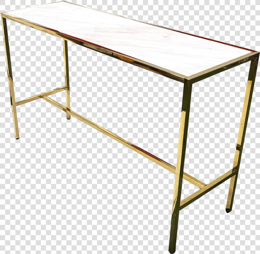 The Cocktail Table Rectangle Gold With Marble Top  HD Png DownloadTransparent PNG